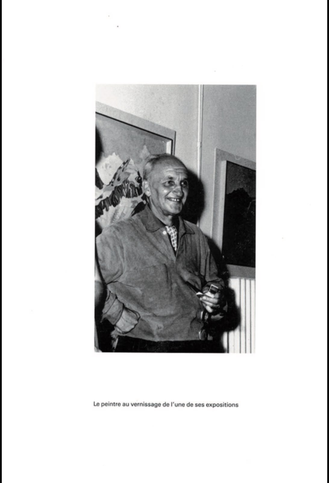 Henri-Vincent Gillard lors d'un vernissage